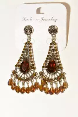 Boucle-d-oreille ethnique unie