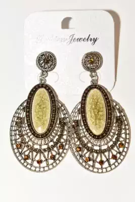 Boucle-d-oreille ethnique unie