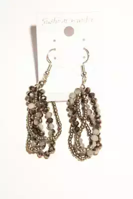 Boucle-d-oreille cristal unie
