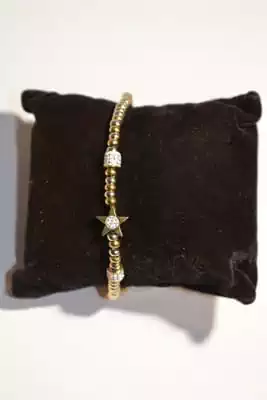 Jonc étoile Argent