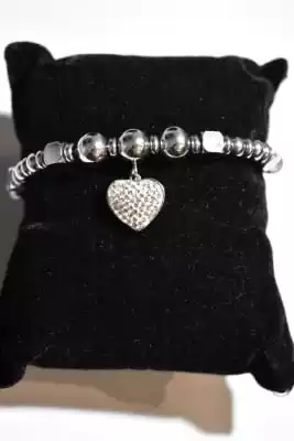Bracelet Coeur Argent