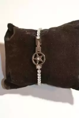 Jonc étoile Argent