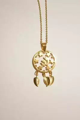 Collier Attrape rêve Or
