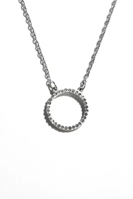 Pendentif cercle Argent