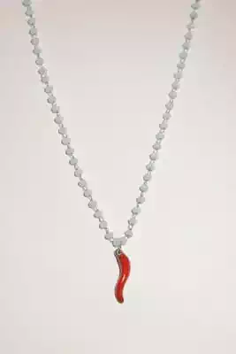 collier piment Rouge blanc