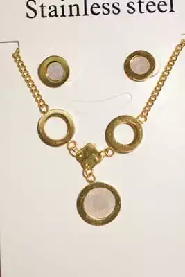 collier anneau Or