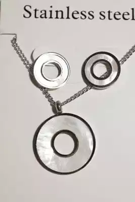 collier anneau Argent
