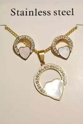 collier coeur Or