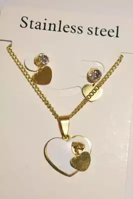 collier coeur Or