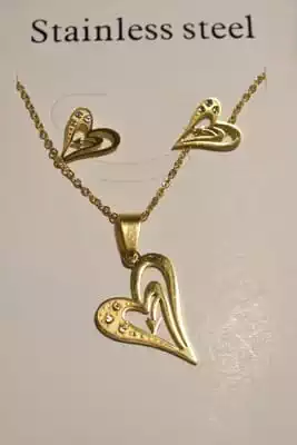 collier coeur Or