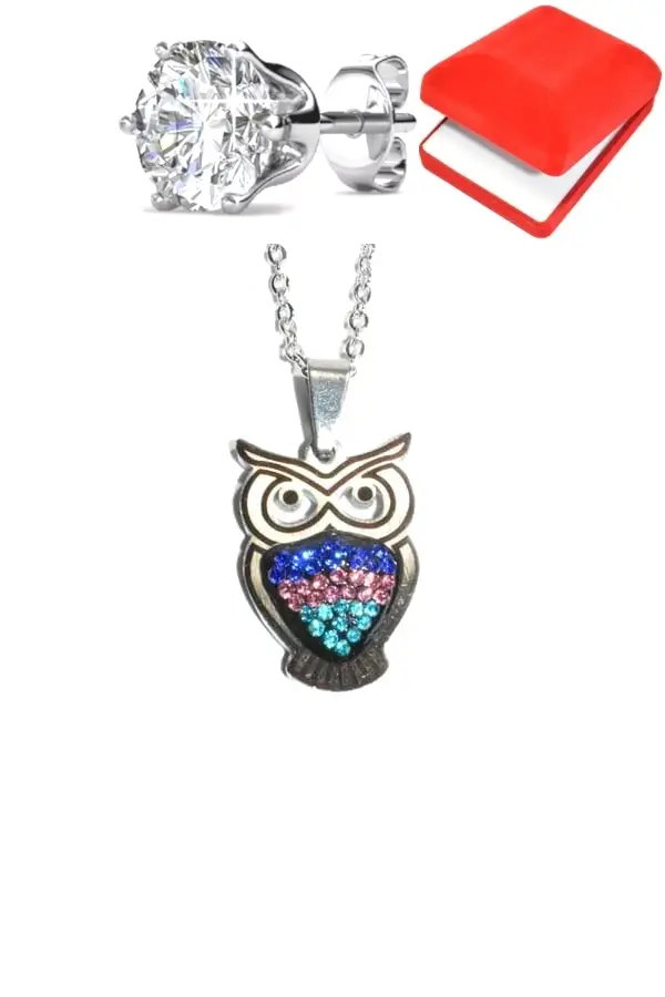 Coffret hibou chouette Argent