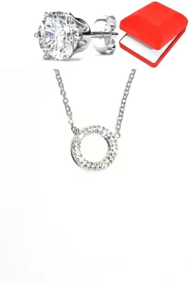 Coffret rouge Coeur Argent