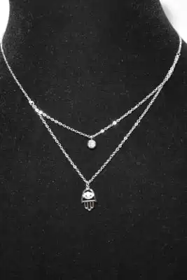 Collier main Argent