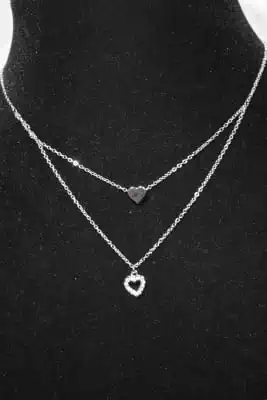 Collier coeur Argent