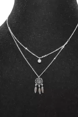 Collier attrape rêve Argent