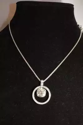 parrure cristal Argent