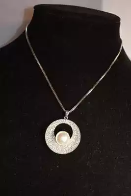 parrure perle Argent