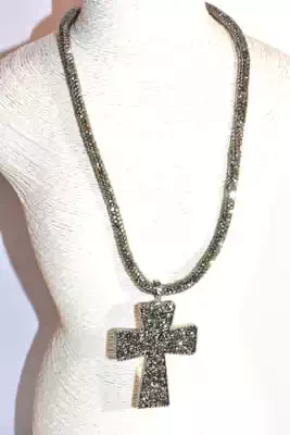 Collier Strass unie