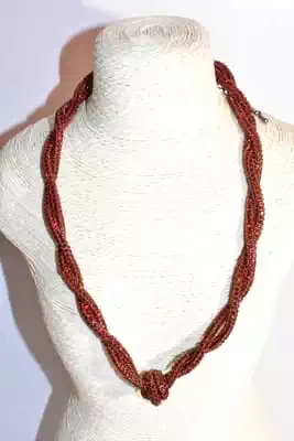Collier Strass unie