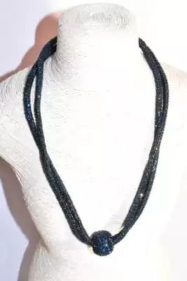 Collier Strass unie