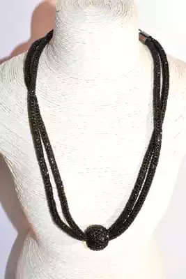 Collier Strass unie