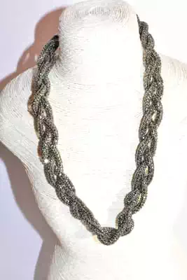 Collier Strass unie