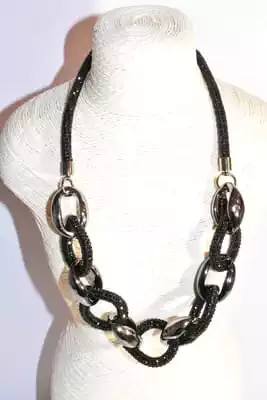 Collier Strass unie