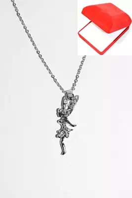 coffret chaîne en acier fée Argent