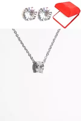coffret chaîne en acier diamant Argent