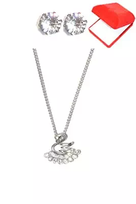 coffret chaîne en acier canard Argent