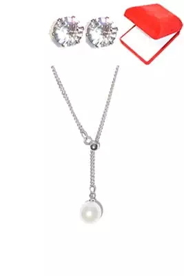coffret chaîne en acier perle Argent