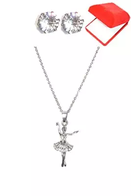 coffret chaîne en acier danseuse Argent
