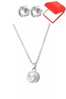 coffret chaîne en acier diamant Argent