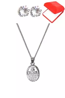 coffret chaîne en acier  panier Argent