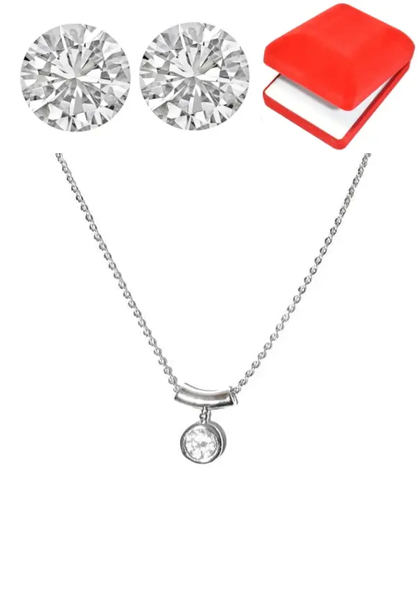 coffret chaîne en acier diamant Argent