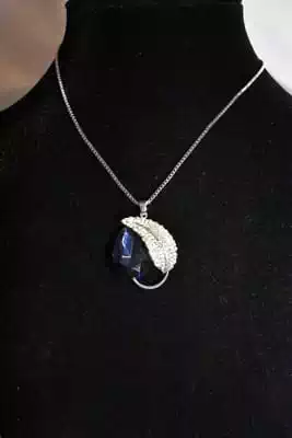 parrure feuille Argent