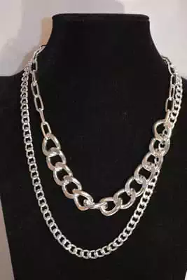 sautoire multi chaine Argent