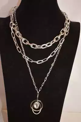 sautoire multi chaine Argent