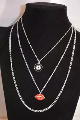 sautoire multi chaine Argent
