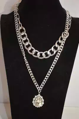 sautoire multi chaine Argent