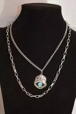 sautoire multi chaine Argent