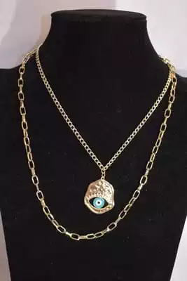 sautoire multi chaine Or