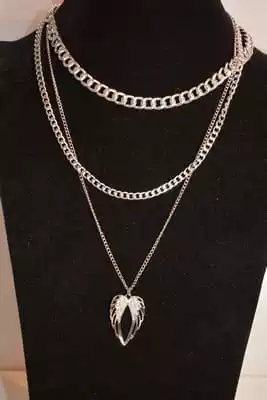 sautoire multi chaine Argent