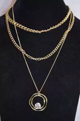 sautoire multi chaine Or