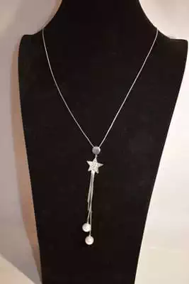 sautoire étoile perle Argent