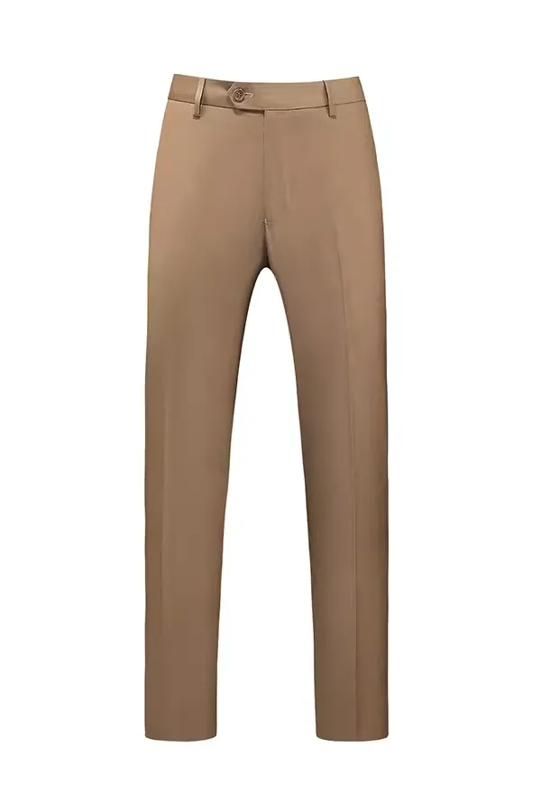 Costume de la maison La Sartoria slim-fit taille 56 veste - 48 pantalon Caramel