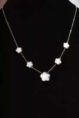 Collier Fleur Argent