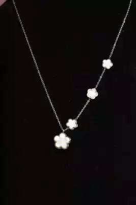 Collier Fleur Argent