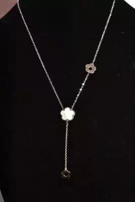 Collier Fleur Argent
