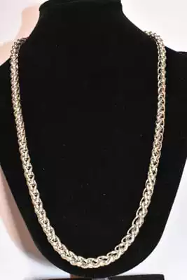 Collier homme unie